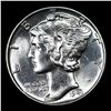Image 2 : ***Auction Highlight*** 1941-p Mercury Dime Near TOP POP! 10c Graded ms67+ fsb BY SEGS (fc)