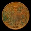 Image 2 : 1865 Two Cent Piece 2c Grades vf++