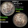 Image 1 : 1889-p Morgan Dollar $1 Grades GEM Unc
