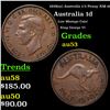 1939(m) Australia 1/2 Penny KM-41 Grades Select AU