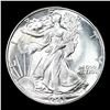 Image 2 : 1945-p Walking Liberty Half Dollar 50c Grades GEM+ Unc