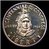 Image 2 : Proof 1989-S Congress Modern Commem Dollar $1 Grades GEM++ Proof Deep Cameo