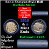 Image 1 : Buffalo Nickel Shotgun Roll in Old Bank Style 'Bell Telephone'  Wrapper 1919 & s Mint Ends