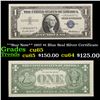 **Star Note** 1957 $1 Blue Seal Silver Certificate Grades Gem CU