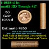 Image 1 : Shotgun Lincoln 1c roll, 1958-d 50 pcs Brandt Wrapper.