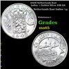 1942S Netherlands East Indies 1/4 Gulden Silver KM-319 Grades GEM Unc