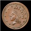 Image 2 : (1863) Our Army Civil War Token 1c Grades Choice Unc BN