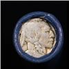 Image 2 : Buffalo Nickel Shotgun Roll in Old Bank Style 'Bell Telephone'  Wrapper 1925 & S Mint Ends