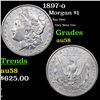 1897-o Morgan Dollar $1 Grades Choice AU/BU Slider