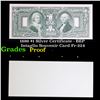 Proof 1896 $1 Silver Certificate - BEP Intaglio Souvenir Card Fr-224 Grades Proof