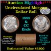 ***Auction Highlight*** 1889 & CC Uncirculated Morgan Dollar Shotgun Roll (fc)