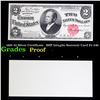 Proof 1891 $2 Silver Certificate - BEP Intaglio Souvenir Card Fr-246 Grades Proof