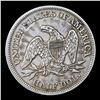 Image 3 : 1853-p Arrows & Rays Seated Half Dollar 50c Grades xf