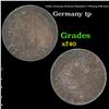 1949J Germany (Federal Republic) 1 Pfennig KM-A101 Grades xf