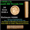 Image 1 : Shotgun Lincoln 1c roll, 1948-s 50 pcs Brandt Wrapper.