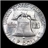 Image 3 : 1950-p Franklin Half Dollar 50c Grades Choice Unc FBL