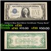 1928A $1 Blue Seal Silver Certificate "Funny Back" Grades vf++