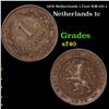 1878 Netherlands 1 Cent KM-107.1 Grades xf