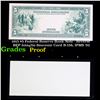 Image 1 : Proof 1915 $5 Federal Reserve Bank Note - Reverse BEP Intaglio Souvenir Card B-158, IPMS '92 Grades 