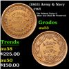 (1863) Army & Navy Civil War Token 1c Grades Select AU
