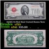 1928G $2 Red Seal United States Note Grades vf+