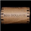Image 4 : ***Auction Highlight***  AU/BU Slider Brinks Shotgun Morgan $1 Roll 1886 & P Ends Virtually UNC (fc)
