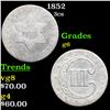 Image 1 : 1852 Three Cent Silver 3cs Grades g+