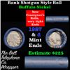 Image 1 : Buffalo Nickel Shotgun Roll in Old Bank Style 'Bell Telephone'  Wrapper 1927 & D Mint Ends