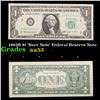 Image 1 : 1963B $1 'Barr Note' Federal Reserve Note Grades Select AU