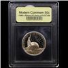 Image 2 : Proof 1986-S Liberty Modern Commem Half Dollar 50c Graded GEM++ Proof Deep Cameo By USCG