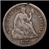 Image 2 : 1872-p Seated Liberty Half Dime 1/2 10c Grades vf, very fine