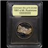 Image 2 : Proof 1991-S Mount Rushmore Modern Commem Half Dollar 50c Graded GEM++ Proof Deep Cameo By USCG