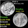 Image 1 : 1941-s Mercury Dime 10c Grades GEM+ FSB