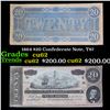 Image 1 : 1864 $20 Confederate Note, T67 Grades Select CU