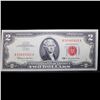 Image 2 : 1963 $2 Red seal United States Note Grades Gem CU