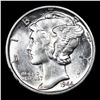Image 2 : 1944-d Mercury Dime 10c Grades GEM FSB