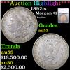 ***Auction Highlight*** 1892-s Morgan Dollar $1 Graded au53 By SEGS (fc)