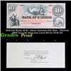 Proof 1859 $10 Bank of St. Johns Jacksonville Note - Obverse BEP Intaglio Souvenir Card SO-22, FUN '