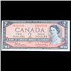 Image 2 : 1954 $2 Canadian Note - Modified Portrait Sig. Beattie-Rasminsky Grades Gem CU
