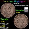 ***Auction Highlight*** 1866-s Seated Liberty Dime 10c Graded xf40 By SEGS (fc)