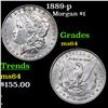 Image 1 : 1889-p Morgan Dollar $1 Grades Choice Unc