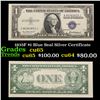 1935F $1 Blue Seal Silver Certificate Grades Gem CU