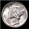Image 2 : 1943-p Mercury Dime 10c Grades GEM+ Unc