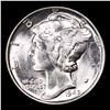 Image 2 : 1945-p Mercury Dime 10c Grades GEM++ Unc