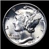 Image 2 : ***Auction Highlight*** 1943-p Mercury Dime Near TOP POP! 10c Grades GEM++ FSB BY SEGS (fc)