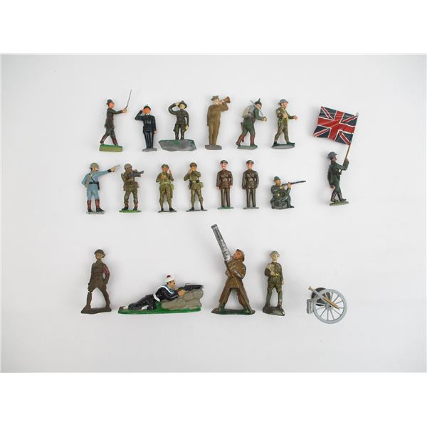 "WWI AND WWII" FIGURINE LOT