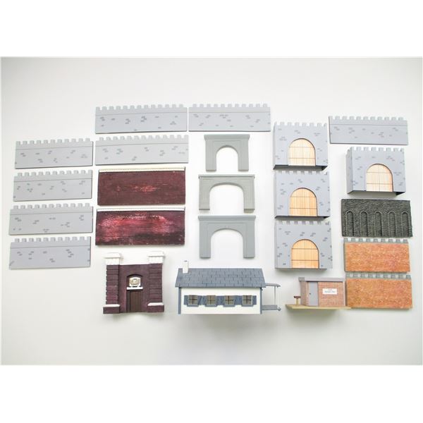 CASTLE MODEL FIGURINE LOT