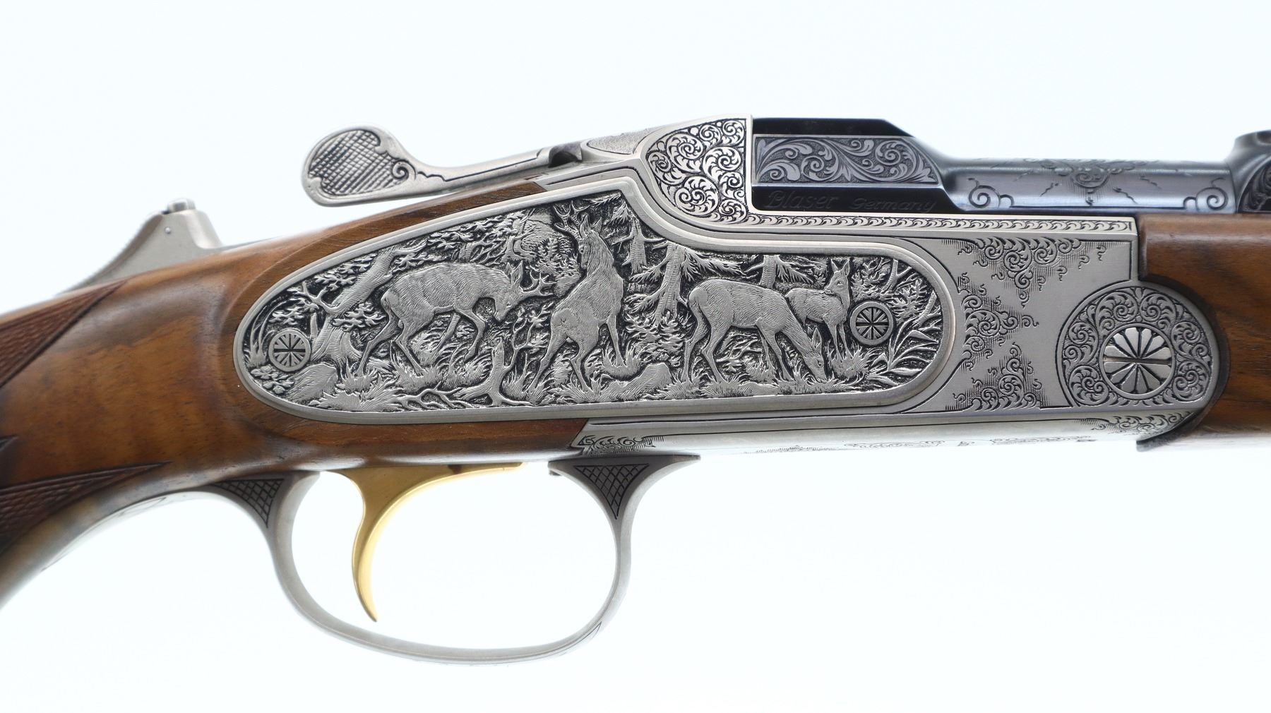 9+/10. BLASER. MODEL: K77 UL LIMITED EDITION 30 YEAR. CALIBER: 300 WIN MAG