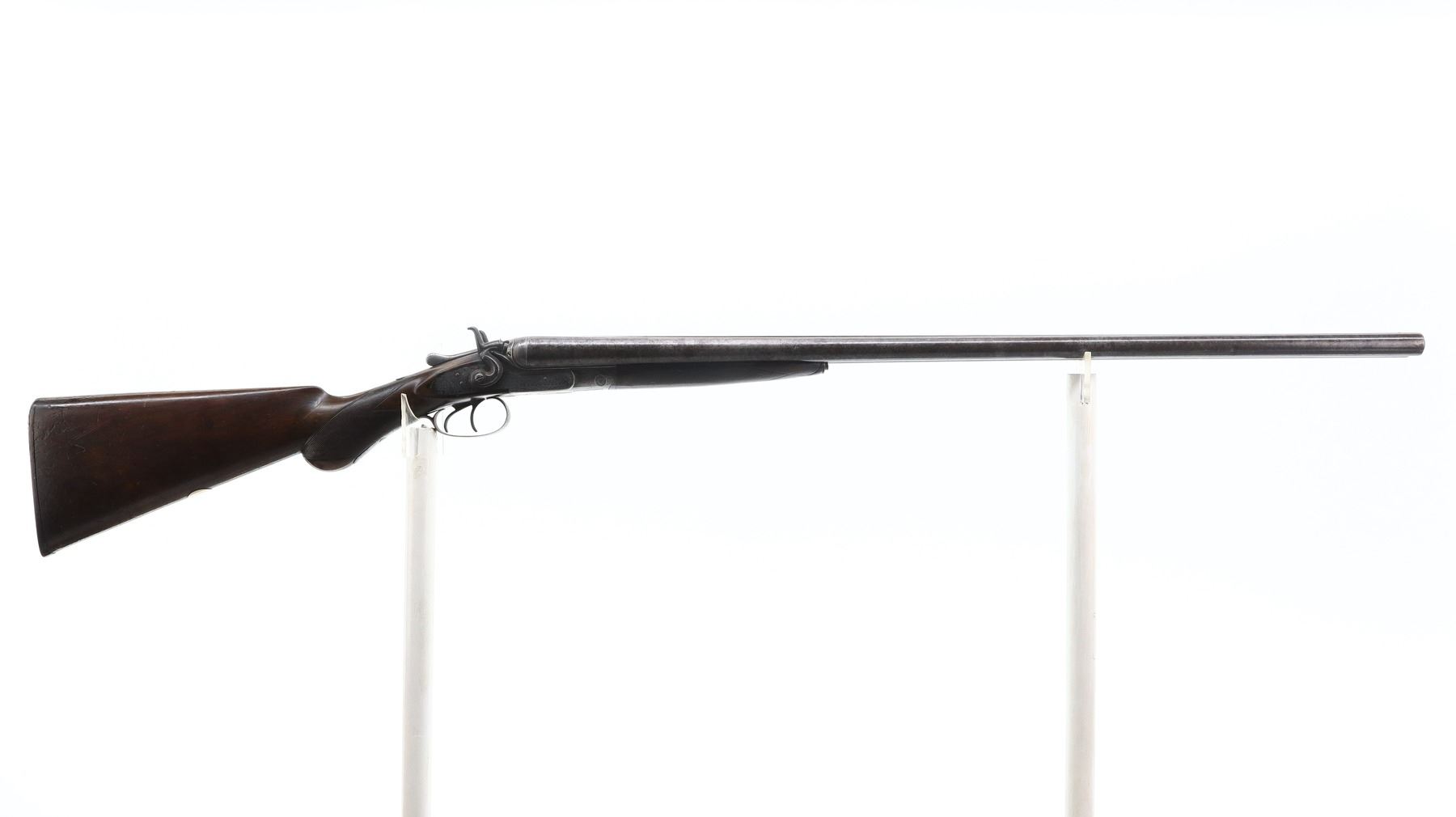 Original Riley Gun 2+/10. WS.RILEY EAGLE GUN WORKS. MODEL: SIDE BY SIDE HAMMERGUN. CALIBER ...