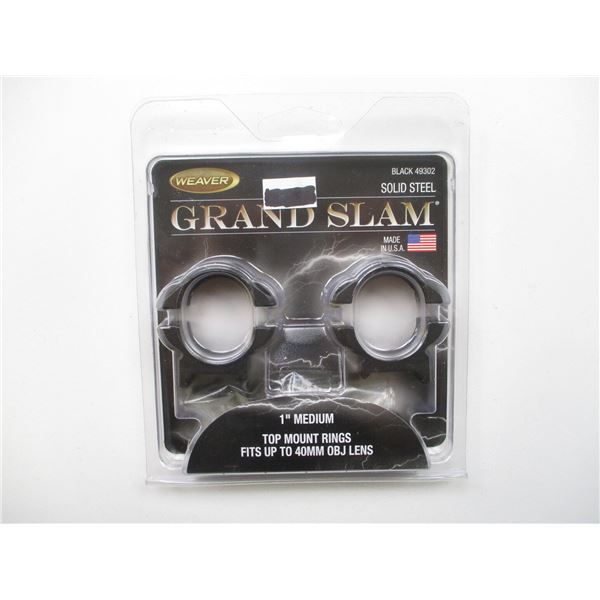 WEAVER GRAND SLAM 1" SCOPE RINGS